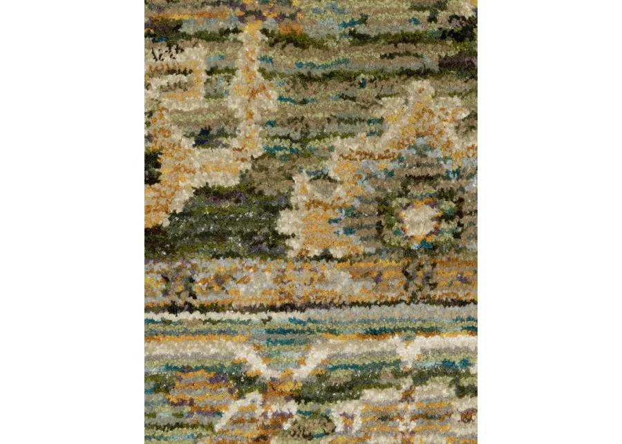 Andorra 2'6" x 12' Green Rug