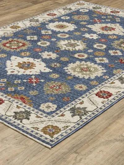 Hastings 6'7" x 9'6" Blue Rug