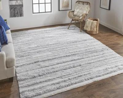 Alden 8637F Gray/Silver/Ivory 10' x 14' Rug