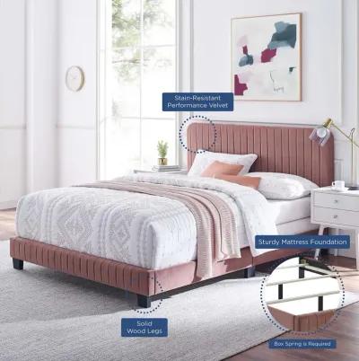 Modway - Celine Channel Tufted Performance Velvet Twin Bed