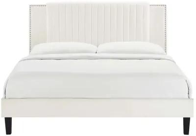 Modway - Zahra Channel Tufted Performance Velvet Queen Platform Bed