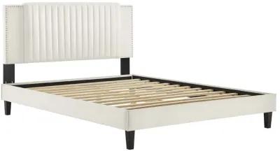 Modway - Zahra Channel Tufted Performance Velvet Queen Platform Bed