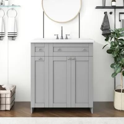 Merax Bathroom Vanity with Ceramic Sink