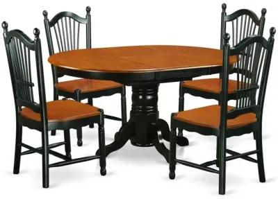 Dining Room Set Black & Cherry