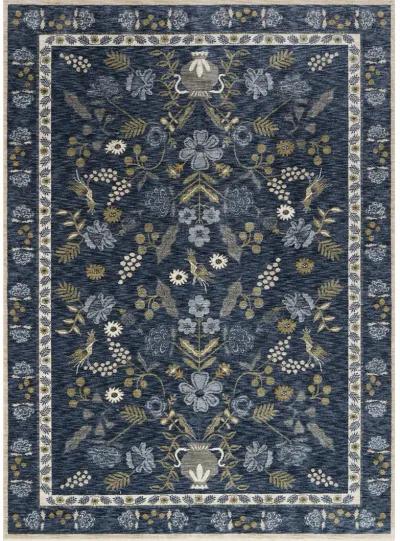 Kismet KIS03 Navy 5' x 7'9" Rug by Rifle Paper Co.