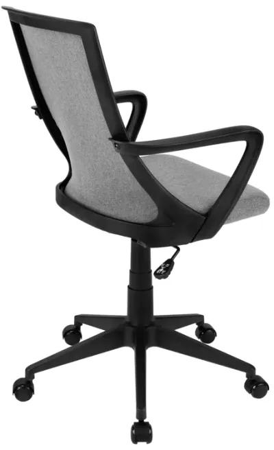 Monarch Specialties I 7297 Office Chair, Adjustable Height, Swivel, Ergonomic, Armrests, Computer Desk, Work, Metal, Mesh, Black, Grey, Contemporary, Modern