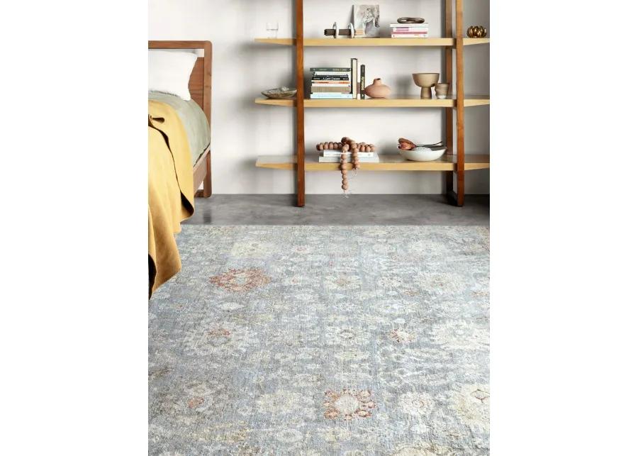 Legacy LZ10 Blue/Multi 6' x 9' Rug