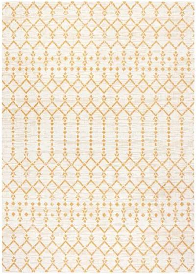 Ourika Moroccan Geometric Textured Weave Indoor/Outdoor Runner Rug