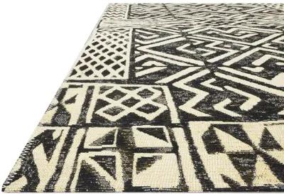 Mika Ivory/Black 10'6" x 13'9" Rug