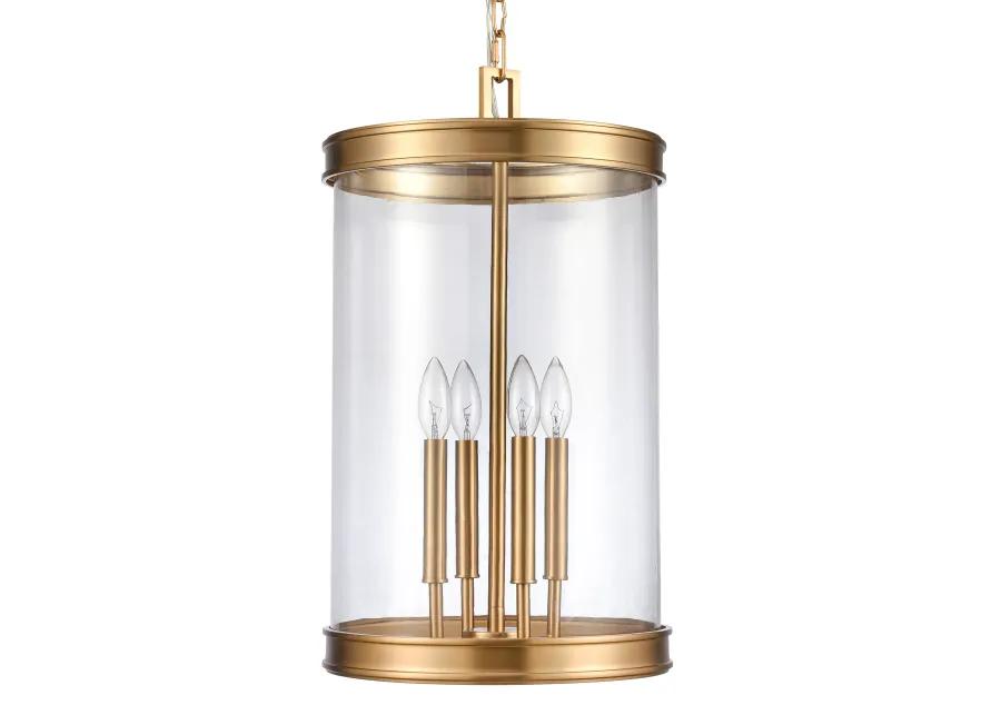 Mendoza 12.75'' Gold Wide 4-Light Pendant