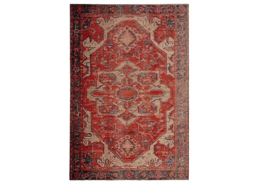 Polaris Leighton Red 2'8" x 10' Runner Rug