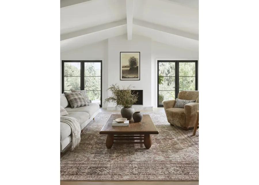 Georgie GER06 Bordeaux/Antique 5' x 7'6" Rug by Amber Lewis