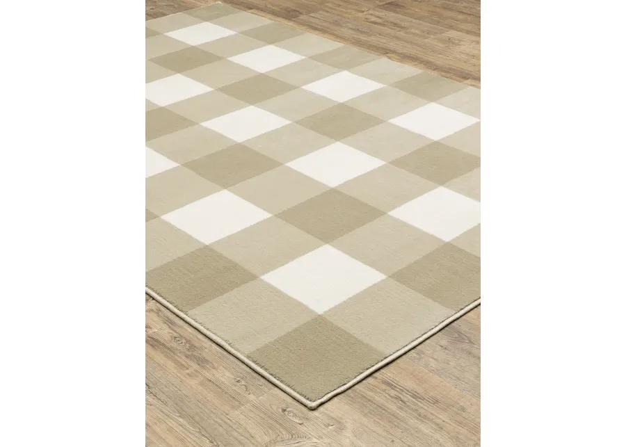 Georgia 9'10" x 12'10" Beige Rug