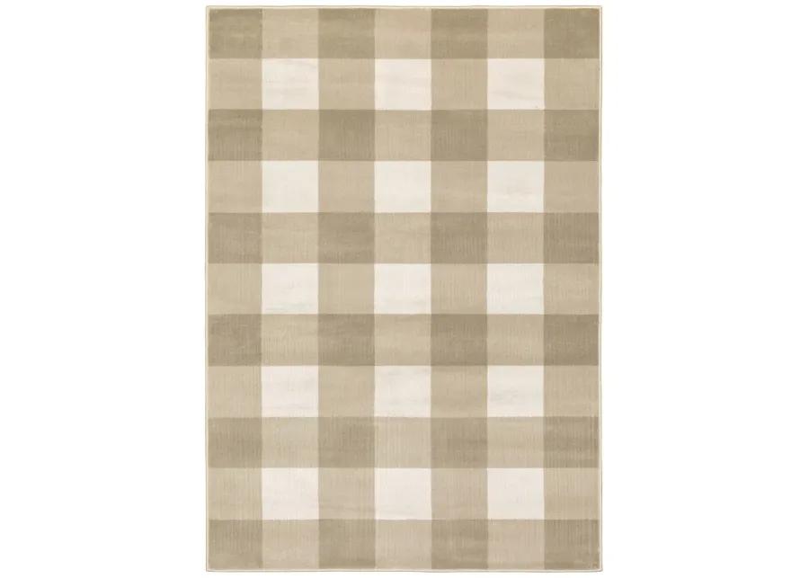 Georgia 9'10" x 12'10" Beige Rug