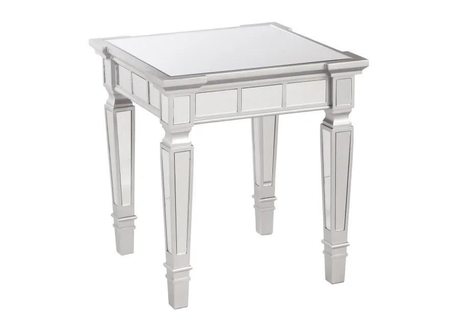 Fareham Mirrored End Table