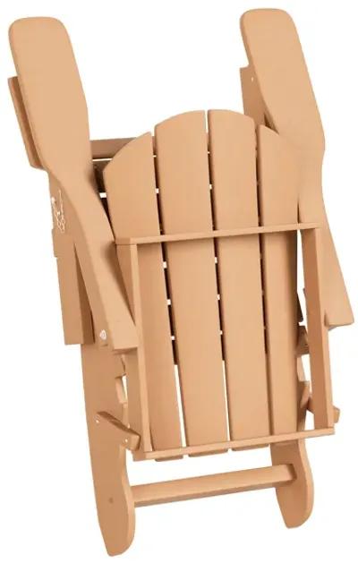 WestinTrends Outdoor Patio Folding Adirondack Chair (Set of 4)