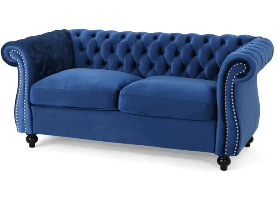 Merax Traditional Chesterfield Loveseat Sofa