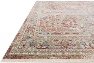 Claire CLE01 Red/Ivory 7'10" x 10'2" Rug