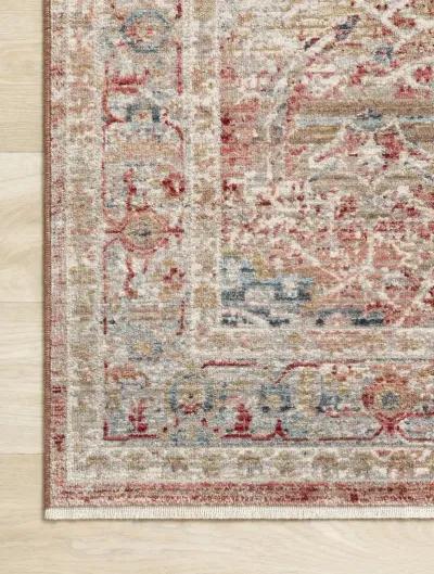 Claire CLE01 Red/Ivory 7'10" x 10'2" Rug