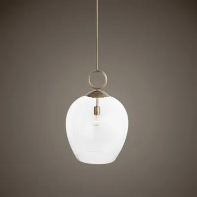 Uttermost Calix Large Blown Glass 1 Light Pendant