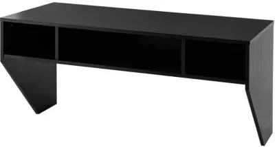 Contemporary Space Saver Floating Style Laptop Desk in Black