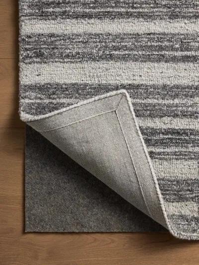 Rae Charcoal/Mist 9'3" x 13' Area Rug by Magnolia Home by Joanna Gaines x Loloi