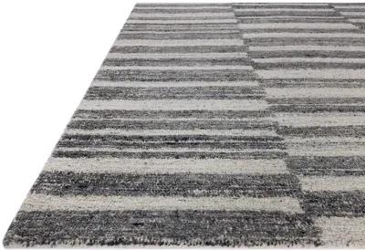 Rae Charcoal/Mist 9'3" x 13' Area Rug by Magnolia Home by Joanna Gaines x Loloi