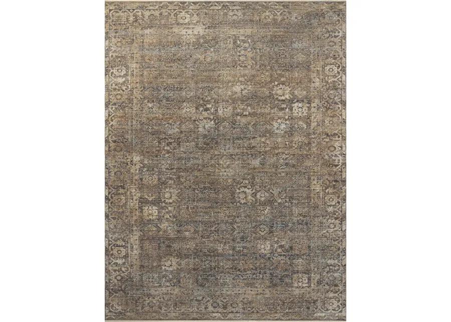 Heritage HER-07 Mocha / Denim 4''0" x 10''0" Rug by Patent Pending