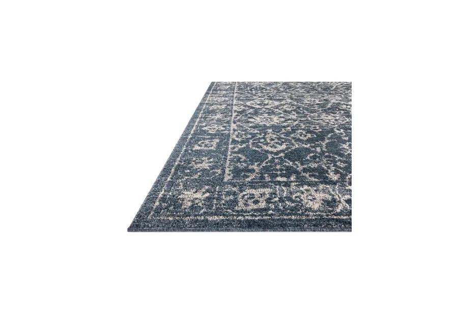 Gigi Navy/Stone 2'7" x 7'6" Runner Rug by Magnolia Home by Joanna Gaines x Loloi