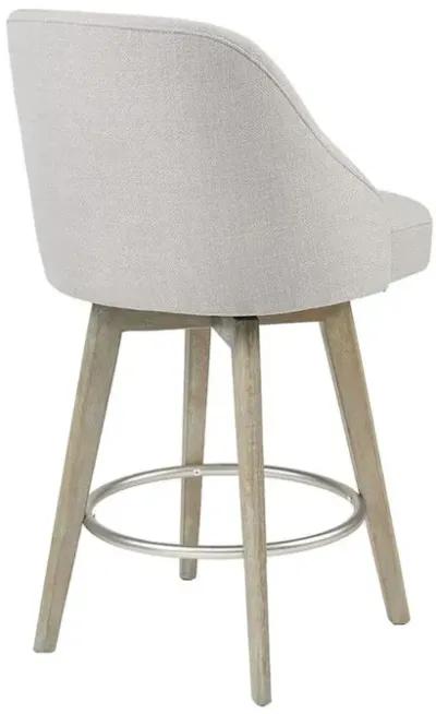 Belen Kox Reclaimed Grey Swivel Counter Stool, Belen Kox