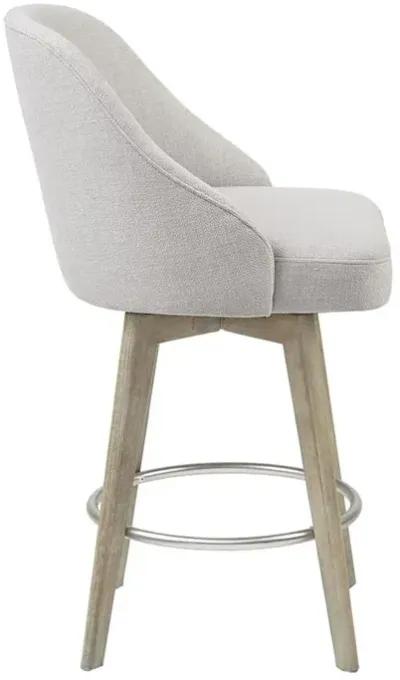 Belen Kox Reclaimed Grey Swivel Counter Stool, Belen Kox