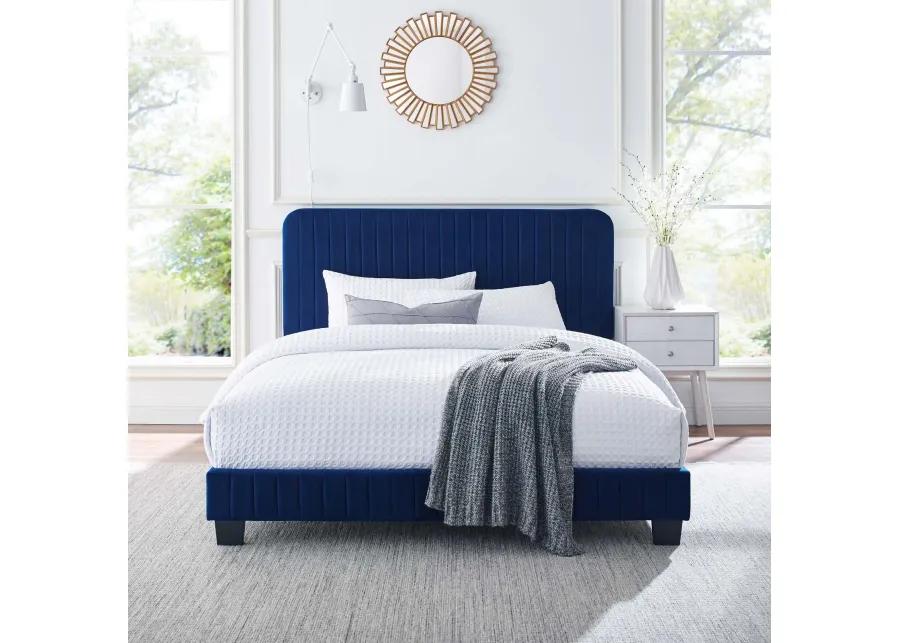 Modway - Celine Channel Tufted Performance Velvet Queen Platform Bed