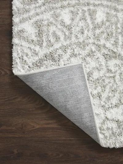 Bliss BLS06 Grey/White 5'3" x 7'6" Rug