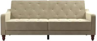 Vintage Tufted Split Back Futon