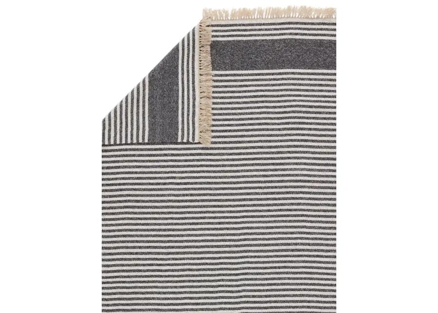 Morro Bay Strand Gray 3' x 8' Runner Rug