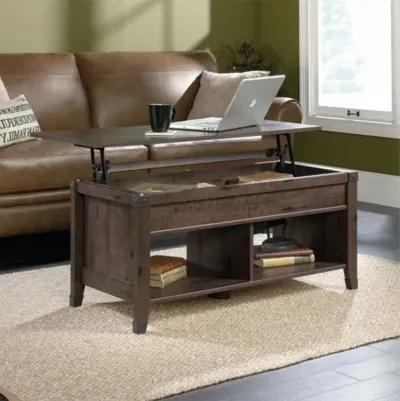 Hivvago Dark Brown Lift-Top Multi Purpose Coffee Table