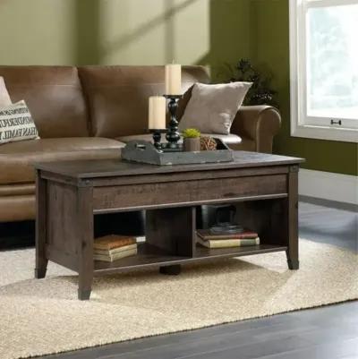 Hivvago Dark Brown Lift-Top Multi Purpose Coffee Table