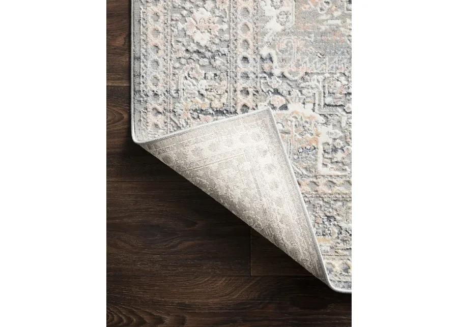 Lucia LUC01 Grey/Sunset 7'9" x 10'6" Rug