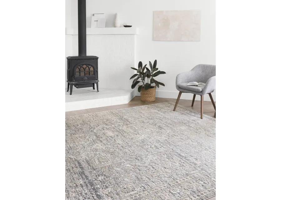 Lucia LUC01 Grey/Sunset 7'9" x 10'6" Rug