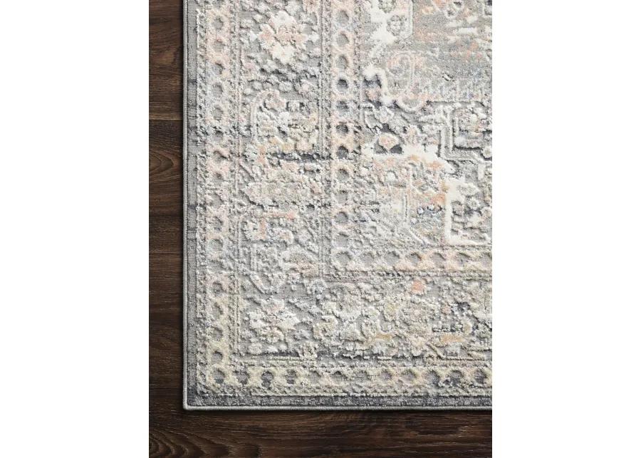 Lucia LUC01 Grey/Sunset 7'9" x 10'6" Rug