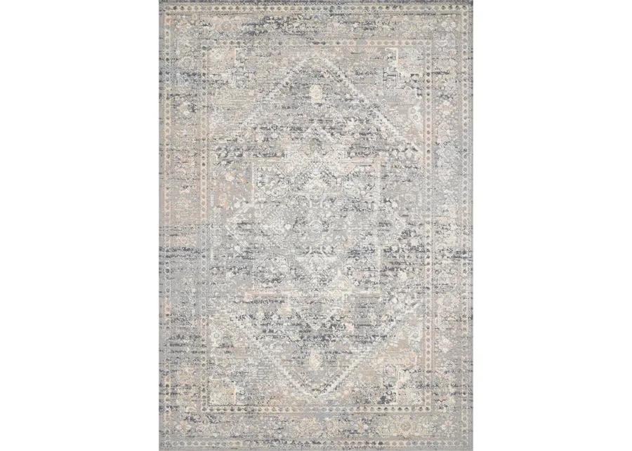 Lucia LUC01 Grey/Sunset 7'9" x 10'6" Rug