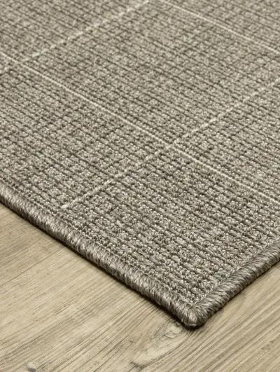 Caicos 6'7" x 9'2" Grey Rug