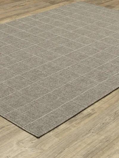 Caicos 6'7" x 9'2" Grey Rug