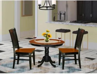 Dining Room Set Black & Cherry