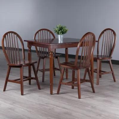 Winsome Wood Mornay Dining Set, Walnut