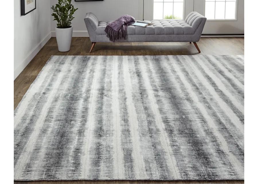 Mackay 8824F Gray/Ivory/Black 9' x 12' Rug