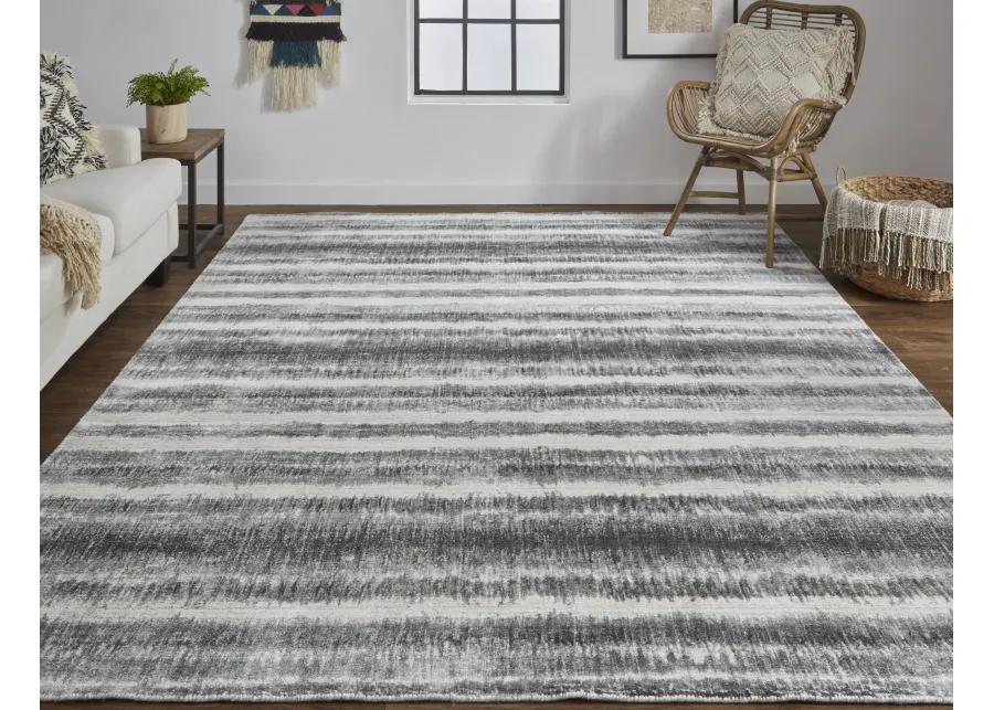 Mackay 8824F Gray/Ivory/Black 9' x 12' Rug