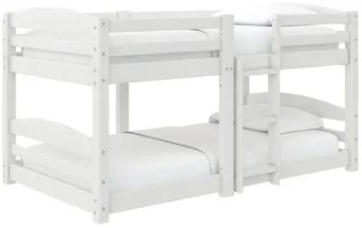 DHP Birley Low Wood Twin over Twin Bunk Bed for Kids