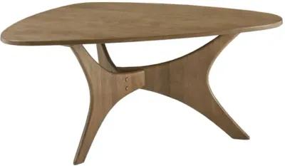 Blaze Triangle Wood Coffee Table