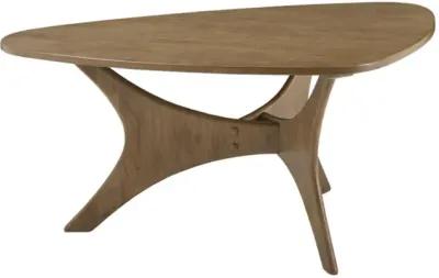 Blaze Triangle Wood Coffee Table